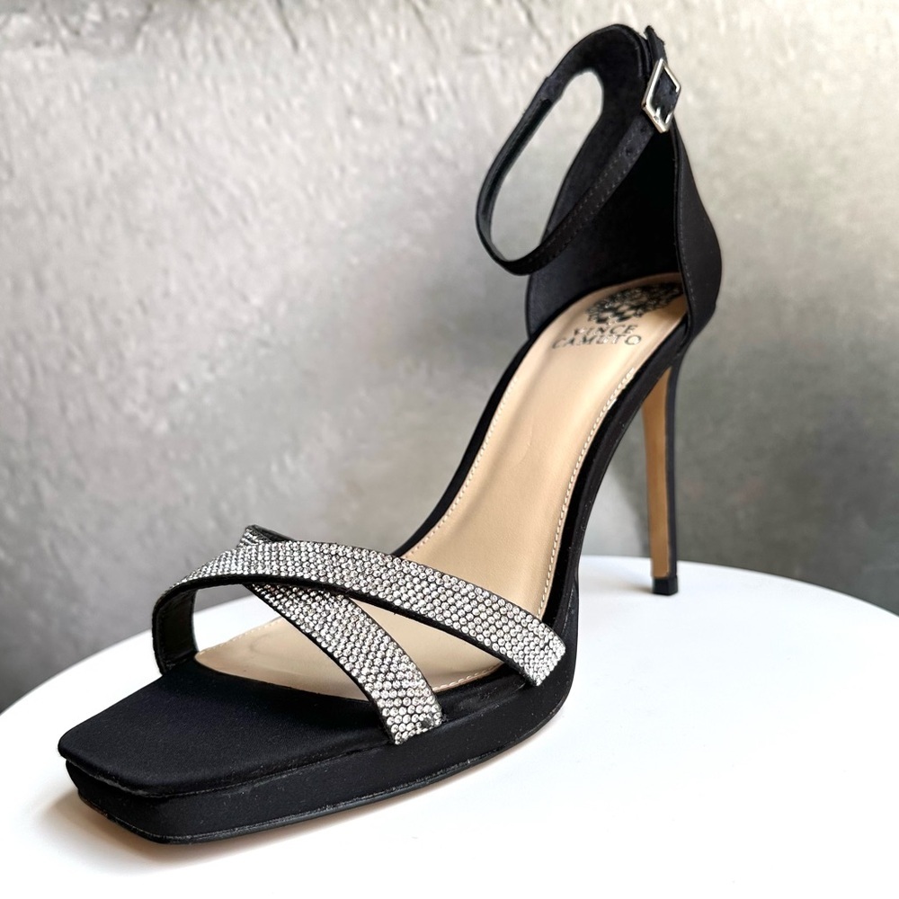 🌸VINCE CAMUTO🌸 Kalvira Black Sandal Size: 10M - Picture 8 of 12